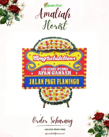 Sewa Papan Bunga Kebun Keling